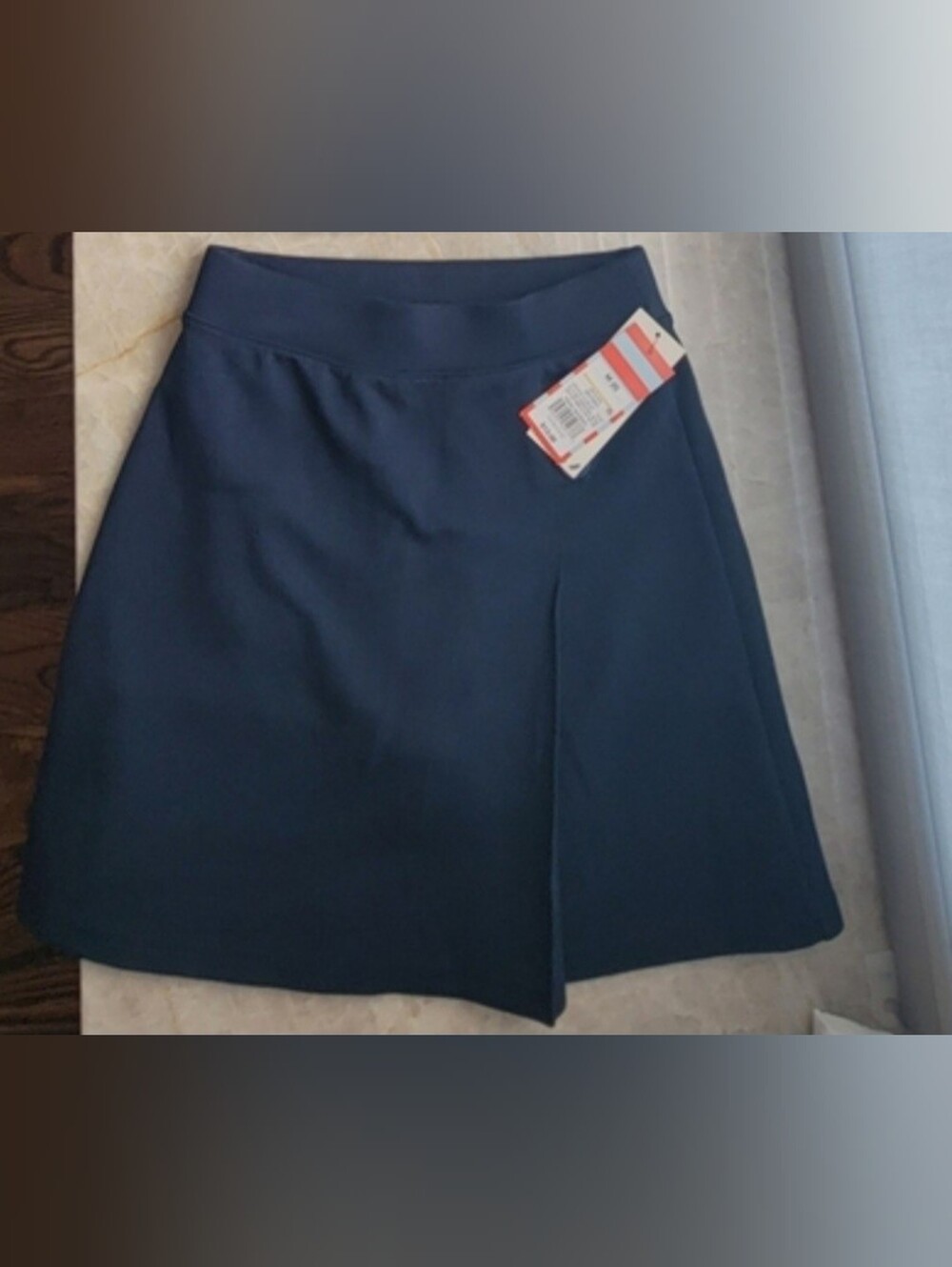 Cat & Jack Girls' Size M(8) Pull-On Uniform Knit Skort - Blue Navy